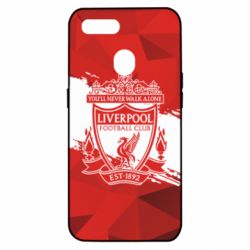 Чехол для Oppo A5s/A12 Liverpool low poly red - PrintSalon