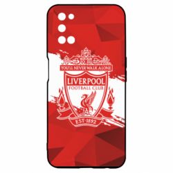 Чехол для Oppo A52/A72/A92 Liverpool low poly red