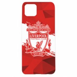 Чехол для Oppo A92s Liverpool low poly red - PrintSalon