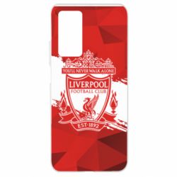 Чехол для Xiaomi Mi 10T/10T Pro Liverpool low poly red - PrintSalon