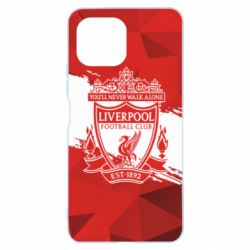 Чехол для Xiaomi Mi11 Lite Liverpool low poly red - PrintSalon