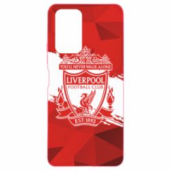 Чехол для Xiaomi Redmi Note 10 Pro Liverpool low poly red - PrintSalon