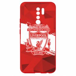 Чехол для Xiaomi Redmi 9 Liverpool low poly red - PrintSalon