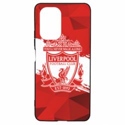 Чехол для Xiaomi Poco F3/K40 Liverpool low poly red - PrintSalon