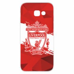 Чехол для Samsung A5 2017 Liverpool low poly red - PrintSalon
