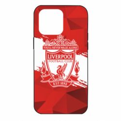 Чехол для iPhone 14 Pro Max Liverpool low poly red - PrintSalon