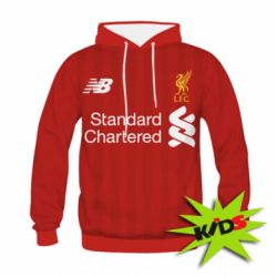 Детское 3D худи Liverpool M.Salah football uniform - PrintSalon