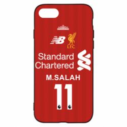 Чехол для iPhone 7 Liverpool M.Salah football uniform - PrintSalon