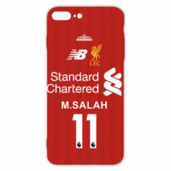 Чехол для iPhone 7 Plus Liverpool M.Salah football uniform - PrintSalon