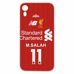 Чехол для iPhone XR Liverpool M.Salah football uniform - PrintSalon