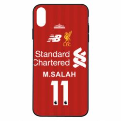 Чехол для iPhone Xs Max Liverpool M.Salah football uniform - PrintSalon