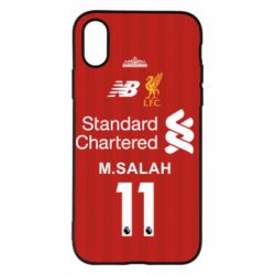 Чехол для iPhone X/Xs Liverpool M.Salah football uniform - PrintSalon