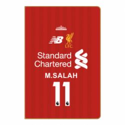 Блокнот с принто Liverpool M.Salah football uniform - PrintSalon