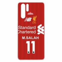 Чехол для Huawei P30 Pro Liverpool M.Salah football uniform - PrintSalon