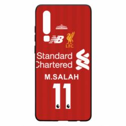 Чехол для Huawei P30 Liverpool M.Salah football uniform - PrintSalon