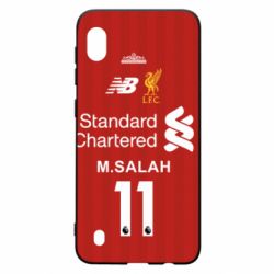 Чехол для Samsung A10 Liverpool M.Salah football uniform - PrintSalon