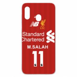 Чехол для Samsung A30 Liverpool M.Salah football uniform - PrintSalon