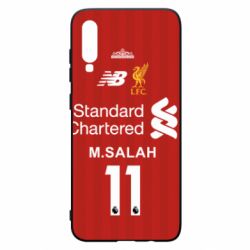 Чехол для Samsung A70 Liverpool M.Salah football uniform - PrintSalon