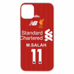 Чехол для iPhone 11 Pro Liverpool M.Salah football uniform - PrintSalon