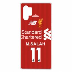Чехол для Samsung Note 10 Plus Liverpool M.Salah football uniform - PrintSalon