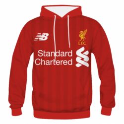 Мужское 3D худи Liverpool M.Salah football uniform - PrintSalon
