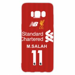 Чехол для Samsung S8 Liverpool M.Salah football uniform - PrintSalon