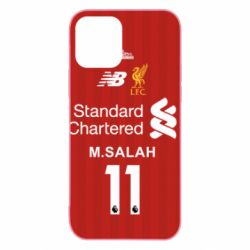 Чехол для iPhone 12 Pro Liverpool M.Salah football uniform - PrintSalon