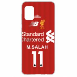 Чехол для Samsung A31 Liverpool M.Salah football uniform - PrintSalon