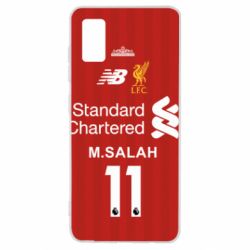 Чехол для Samsung A41 Liverpool M.Salah football uniform - PrintSalon