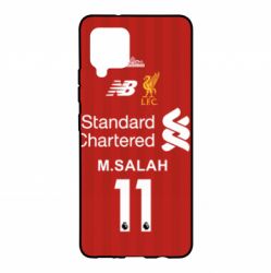 Чехол для Samsung A42 5G Liverpool M.Salah football uniform - PrintSalon