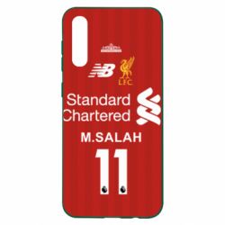 Чехол для Samsung A50 Liverpool M.Salah football uniform - PrintSalon