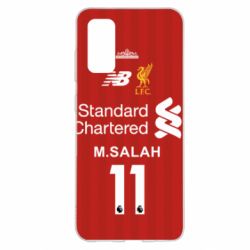 Чехол для Samsung S20 Liverpool M.Salah football uniform - PrintSalon