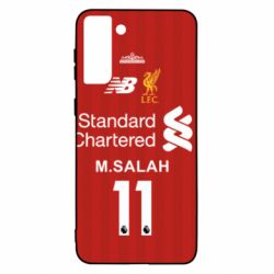 Чехол для Samsung S21+ Liverpool M.Salah football uniform - PrintSalon