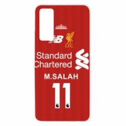 Чехол для Huawei P Smart 2021 Liverpool M.Salah football uniform - PrintSalon