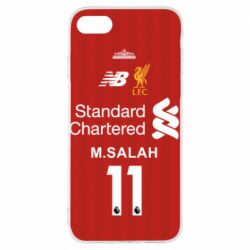Чехол для iPhone 8 Liverpool M.Salah football uniform - PrintSalon