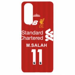 Чехол для Oppo Reno 4 Pro Liverpool M.Salah football uniform - PrintSalon