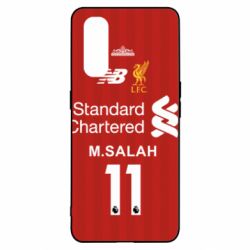 Чехол для Oppo Find X2 Liverpool M.Salah football uniform - PrintSalon