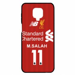 Чехол для Xiaomi Redmi Note 9S/9Pro/9Pro Max Liverpool M.Salah football uniform - PrintSalon