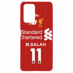Чехол для Xiaomi Redmi Note 10 Pro Liverpool M.Salah football uniform - PrintSalon