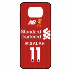 Чехол для Xiaomi Poco X3 Liverpool M.Salah football uniform - PrintSalon