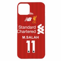 Чехол для iPhone 14 Plus Liverpool M.Salah football uniform - PrintSalon