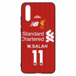 Чехол для Huawei P20 Liverpool M.Salah football uniform - PrintSalon