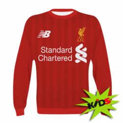 Детский 3D свитшот Liverpool M.Salah football uniform - PrintSalon