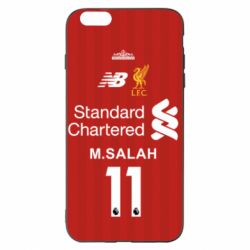 Чехол для iPhone 6 Plus/6S Plus Liverpool M.Salah football uniform - PrintSalon