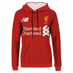 Жіноче 3D худі Liverpool M.Salah football uniform