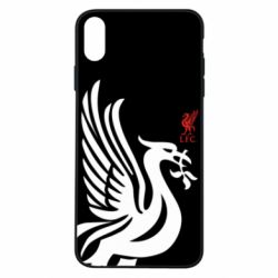 Чехол для iPhone Xs Max Liverpool on a black background - PrintSalon