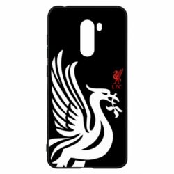 Чехол для Xiaomi Pocophone F1 Liverpool on a black background - PrintSalon