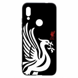 Чехол для Xiaomi Redmi 7 Liverpool on a black background - PrintSalon