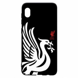 Чехол для Samsung A10 Liverpool on a black background - PrintSalon
