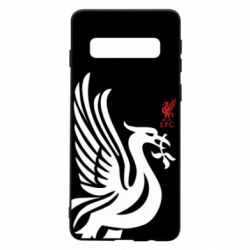 Чехол для Samsung S10 Liverpool on a black background - PrintSalon